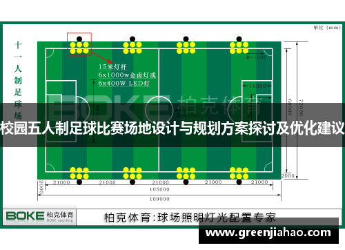 校园五人制足球比赛场地设计与规划方案探讨及优化建议